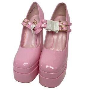 Mary Jane Lolita Liliana Platform Pinkcore Barbiecore Pumps Shoes Cosplay Size 9